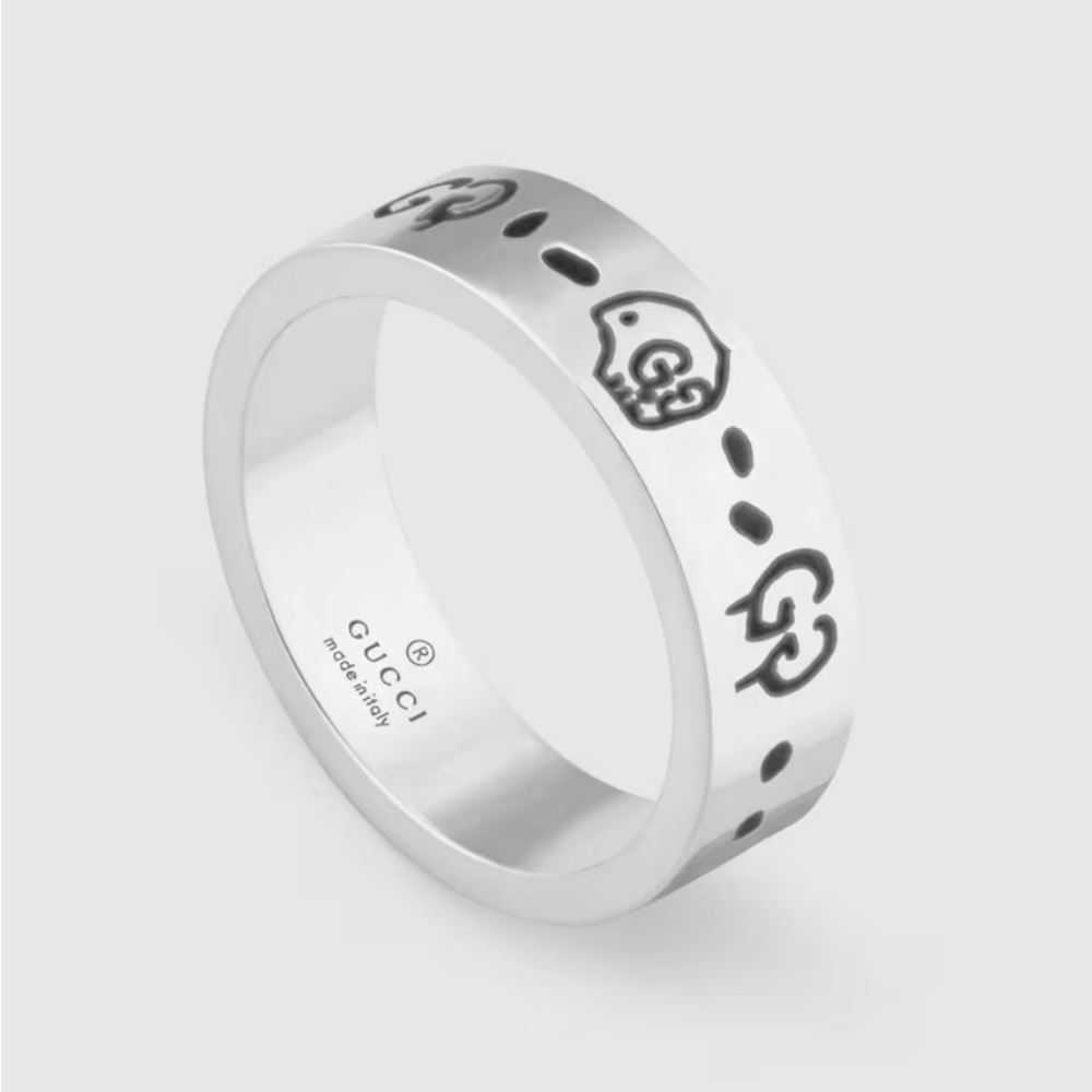 Authentic Gucci “Ghost” Ring. Size 7.5